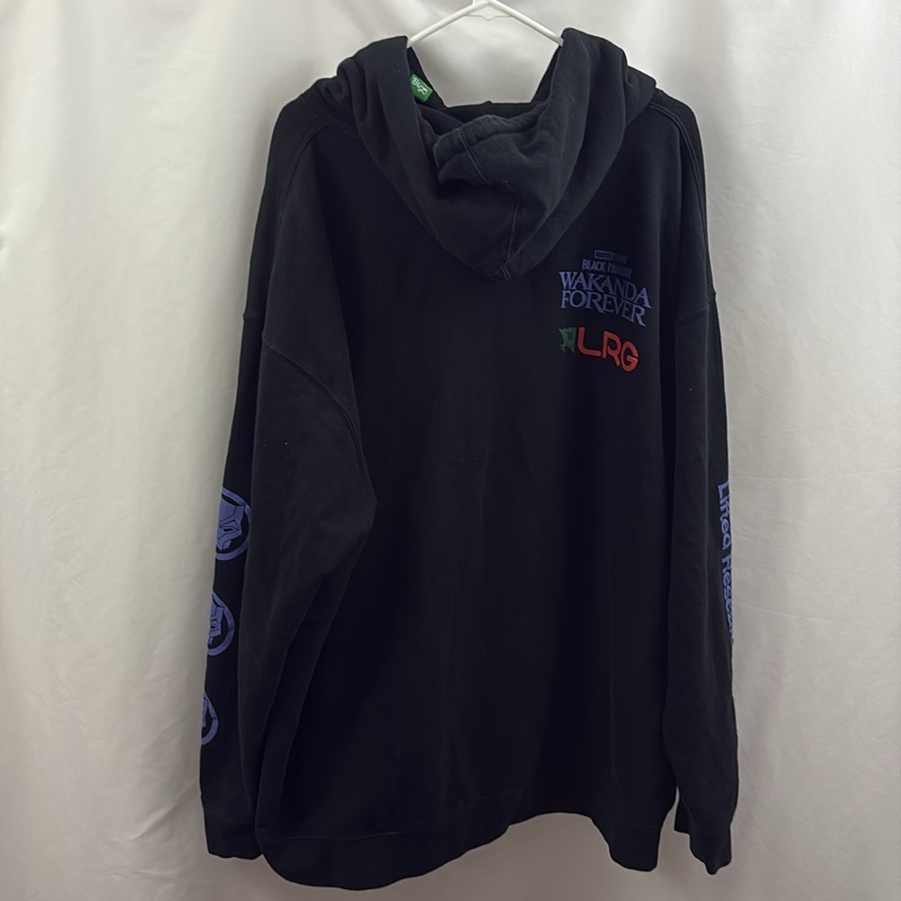 Black Panther Wakanda Forever LRG Hoodie XXXXL Mens Marvel Lifted Research Group - Picture 7 of 9